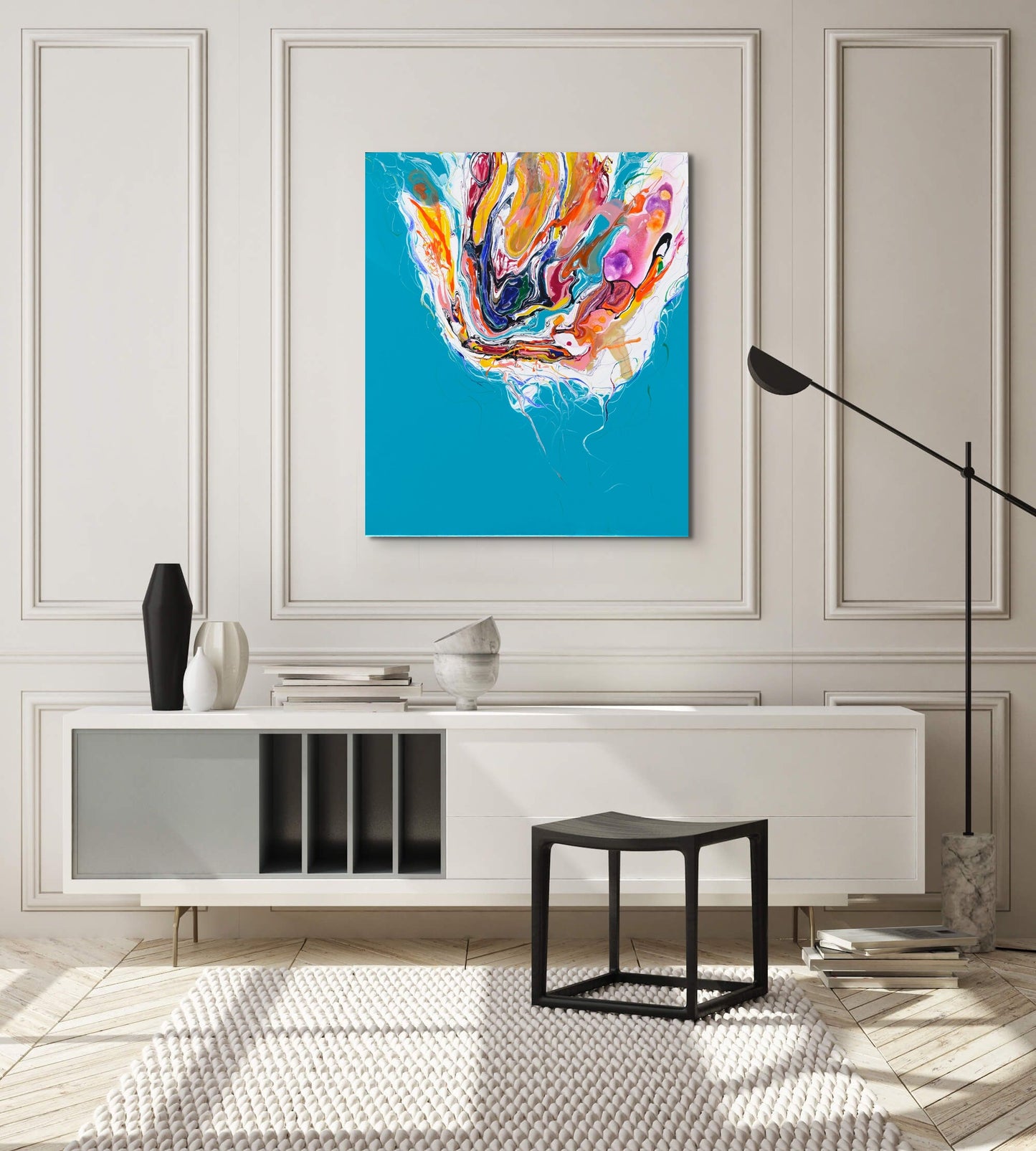 Happy Series - Splash 2 (Original abstract painting)