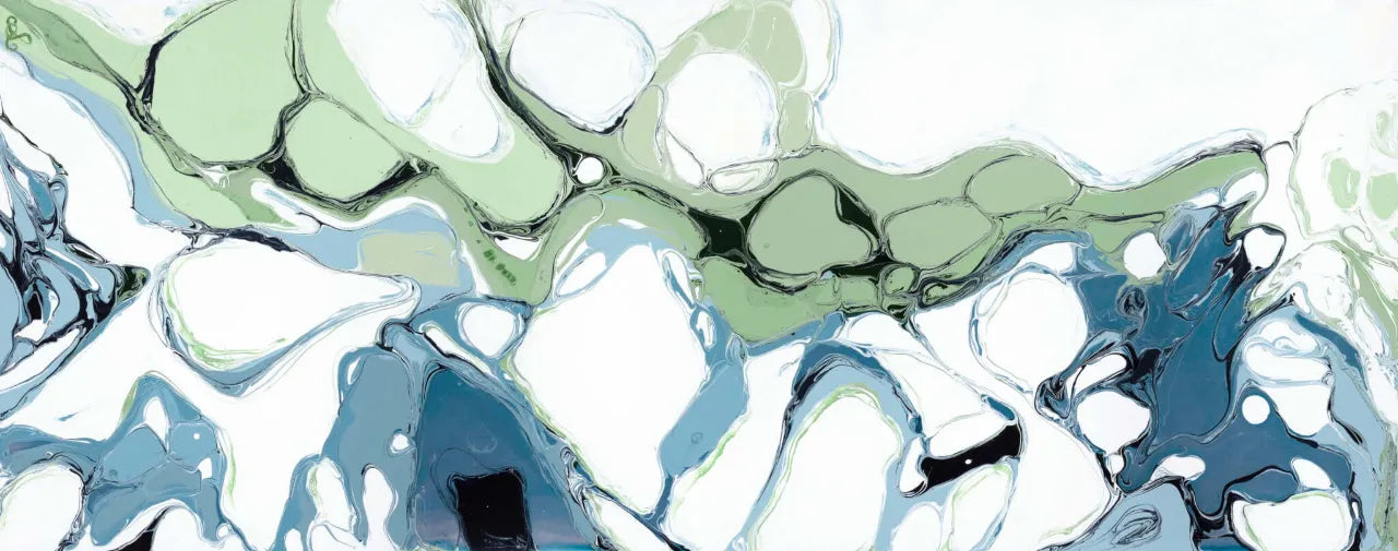 Abstract-Abstract-by-Sung-Lee-Snowy-River-One-Original-Painting-on-Canvas