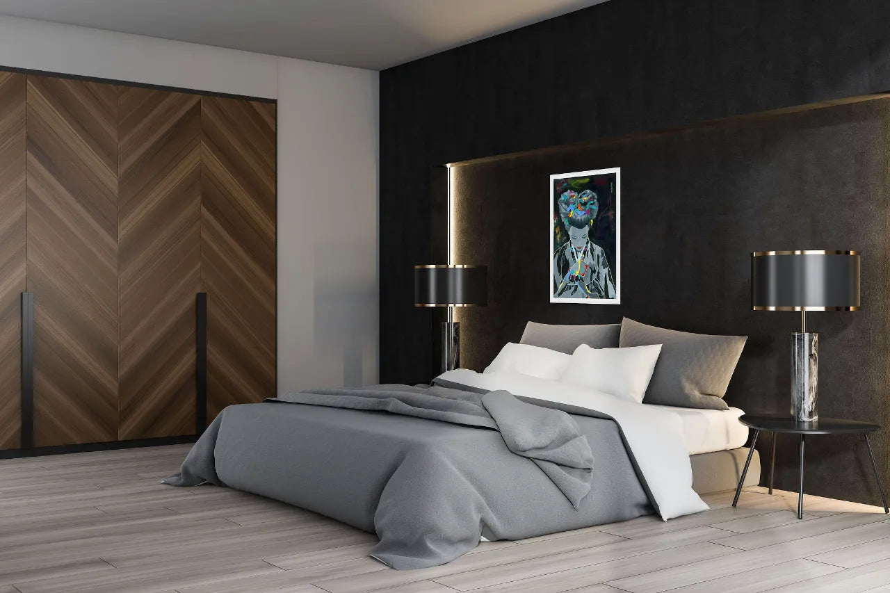 Abstract-Artowrk-by-Sung-Lee-Bonnie-Bedroom-Detail-Original-Canvas-Painting-Australia