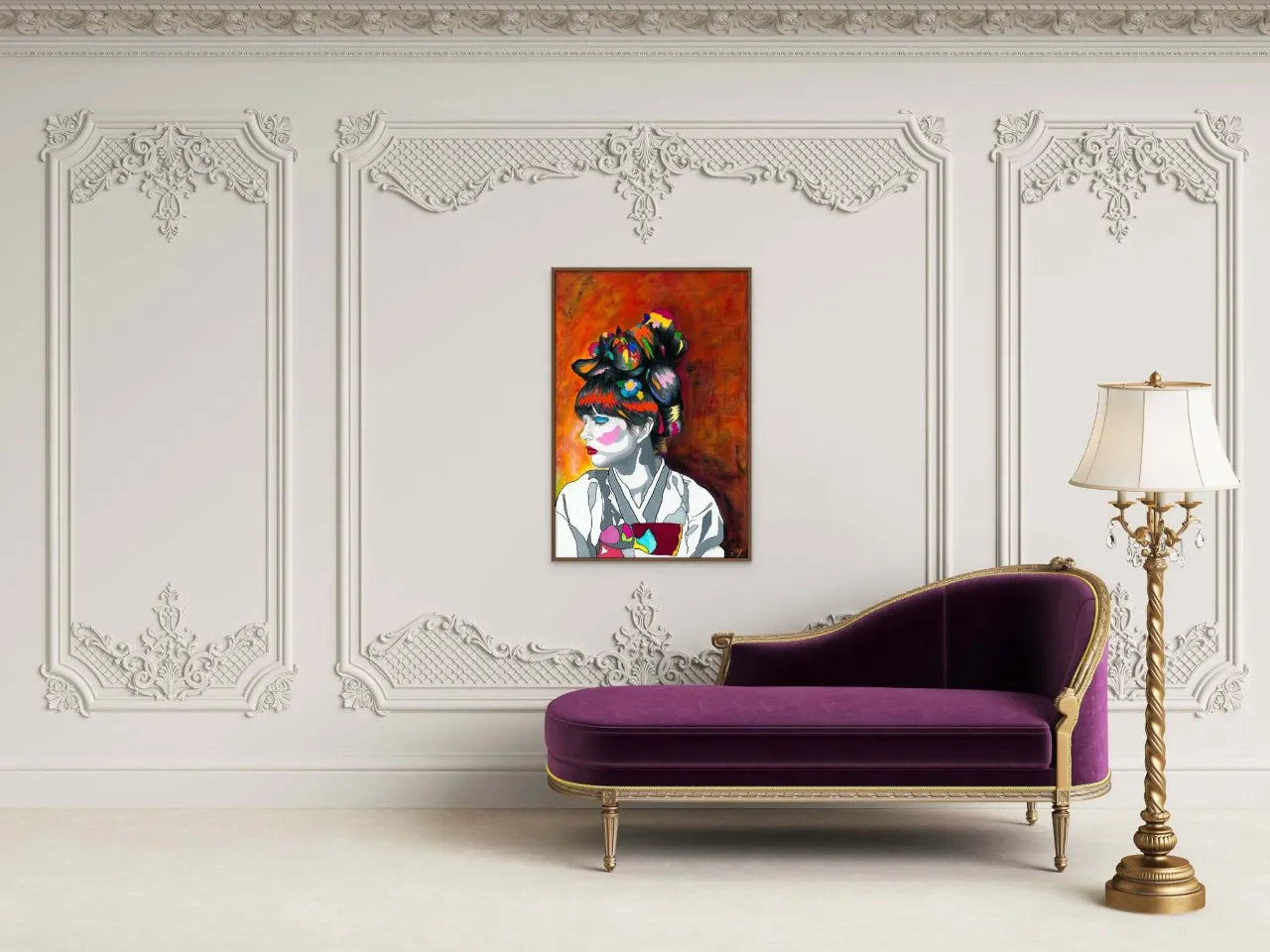 Abstract-Artwork-by-Sung-Lee-Lost-Identity-Katie-Home-Office-Chromaluxe-Limited-Edition-Print-Australia