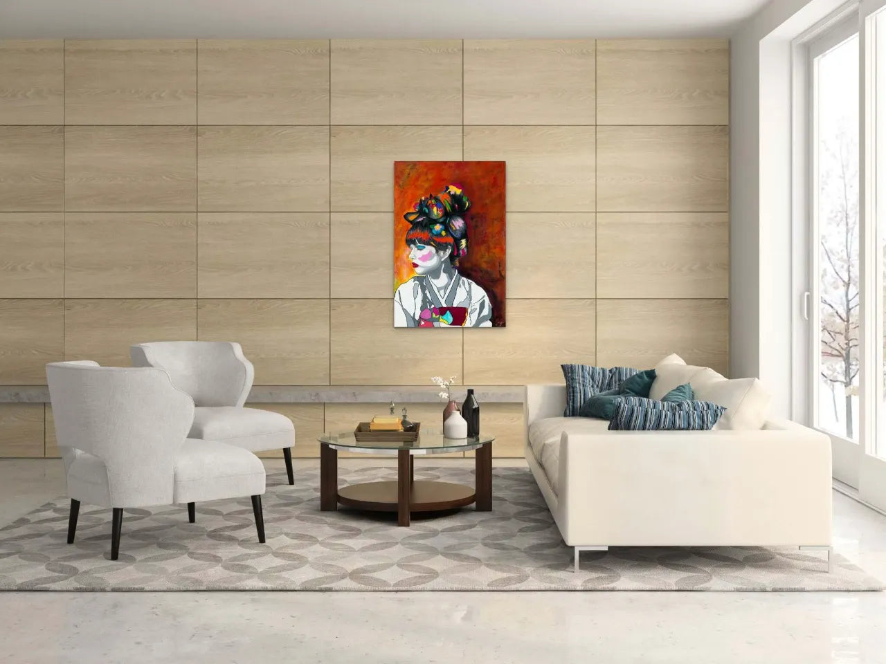 Abstract-Artwork-by-Sung-Lee-Lost-Identity-Katie-Home-Office-Chromaluxe-Limited-Edition-Print-Australia