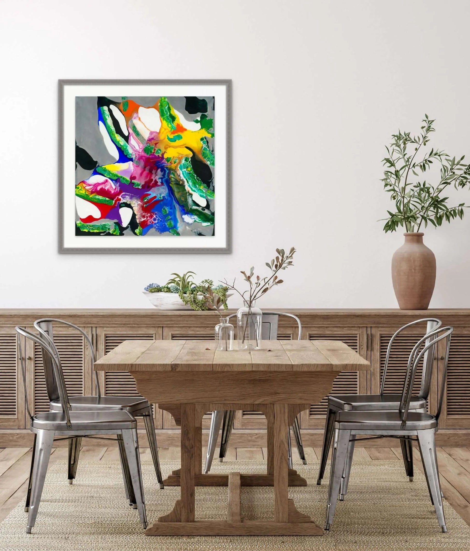 Abstract-Artwork-by-Sung-Lee-Map-of-Pain-Giclee-Limited-Edition-Print-Australia