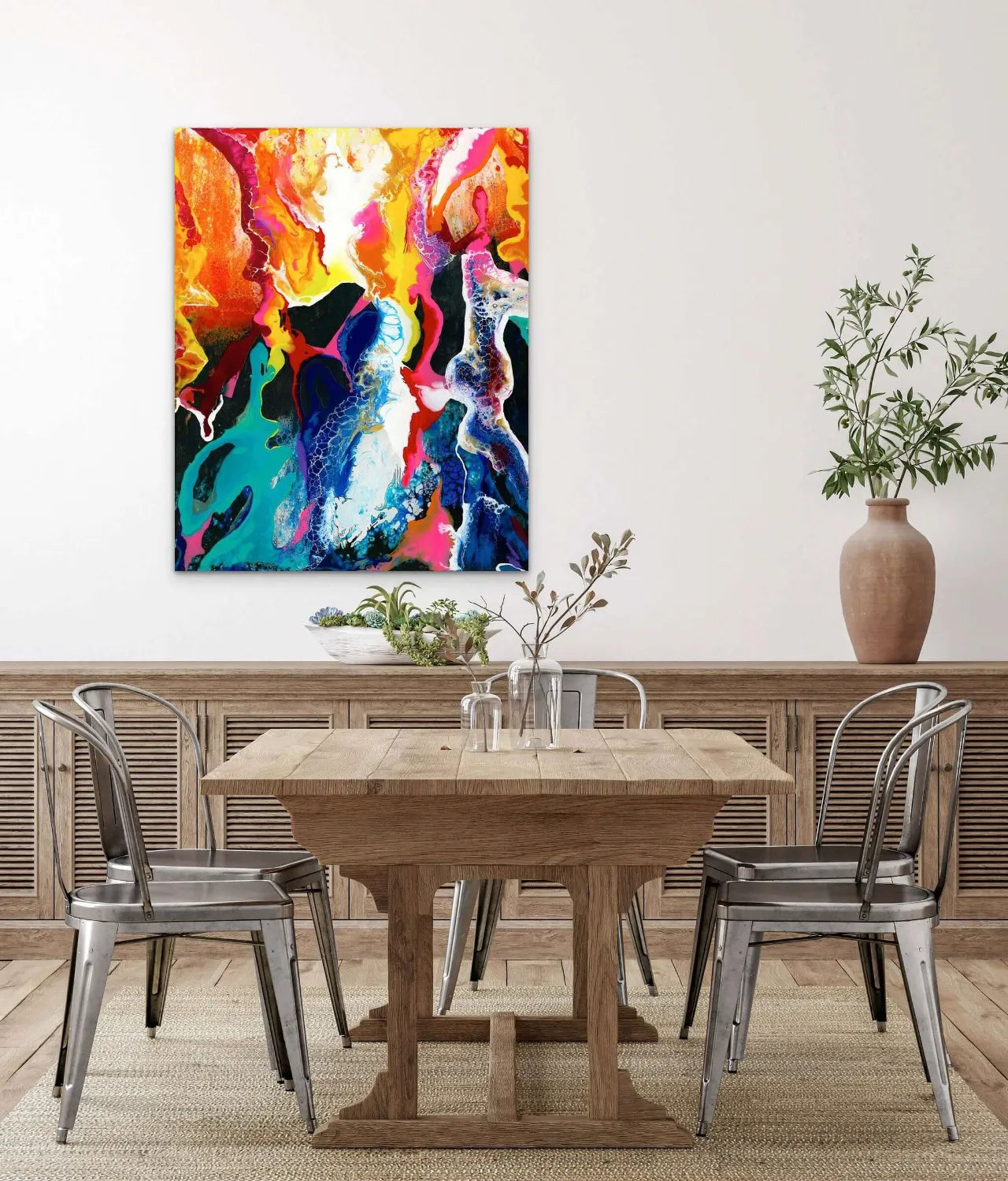 Abstract-Artwork-by-Sung-Lee-Movement-Colours-of-Pain-Dining