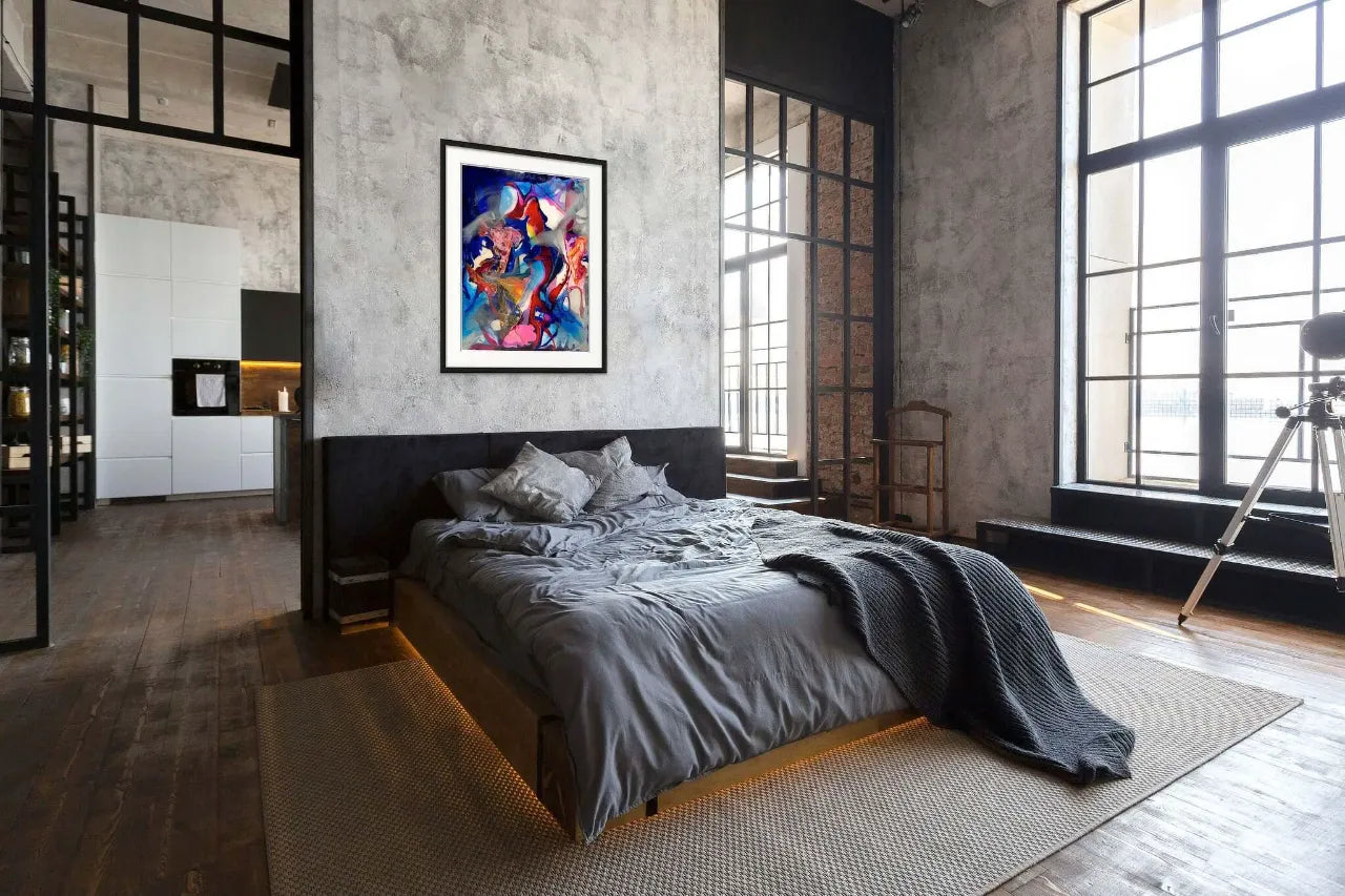 Abstract-Artwork-by-Sung-Lee-Movement-Series-Unlimited-Imagination-Giclee-Limited-Edition-Print-Australia