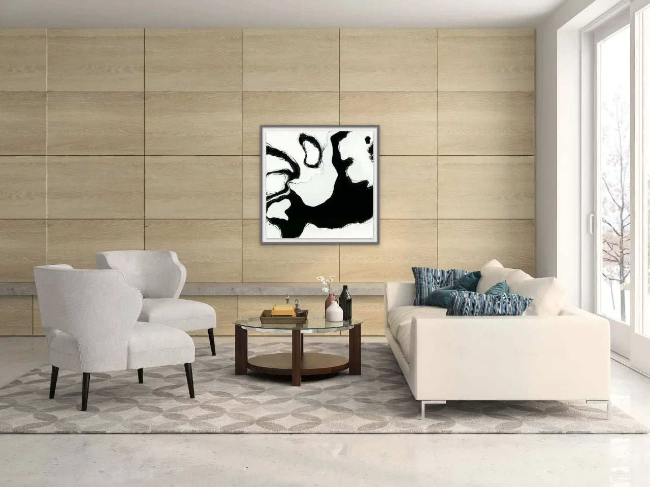 Abstract-Artwork-by-Sung-Lee-Nature-Series-Africa-Two-Giclee-Limited-Edition-Print-Australia