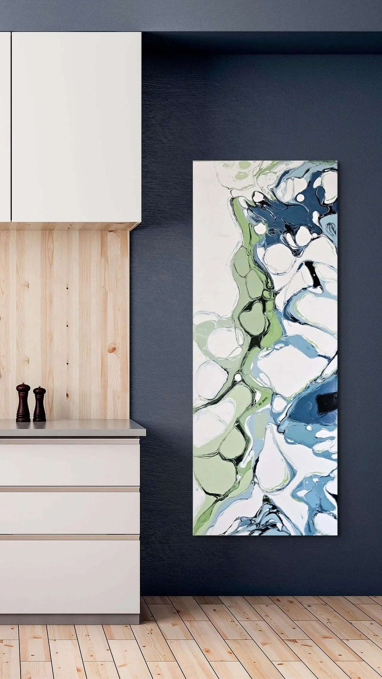 Abstract-Artwork-by-Sung-Lee-Nature-Series-Snowy-River-One-Chromaluxe-Limited-Edition-Print-Australia