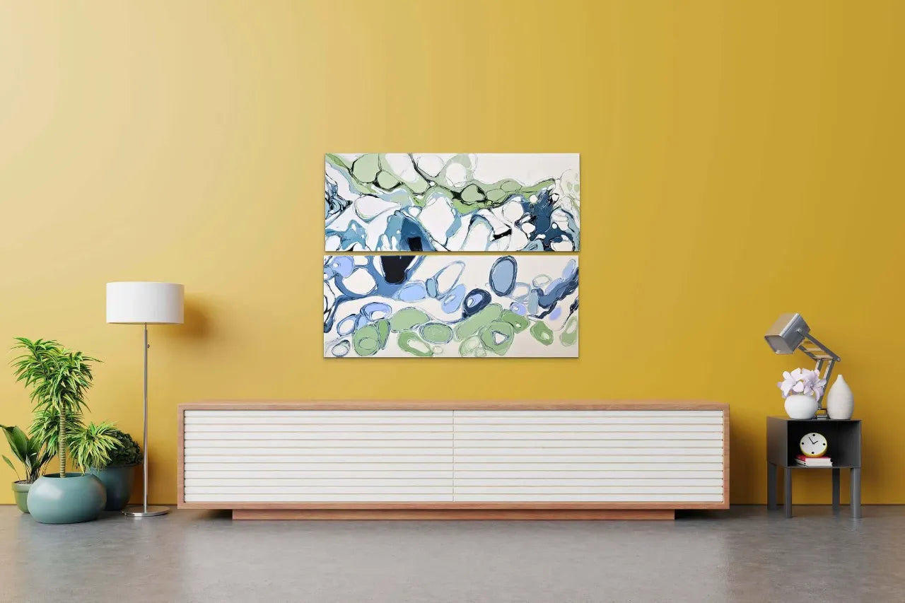 Abstract-Artwork-by-Sung-Lee-Nature-Series-Snowy-River-One-Chromaluxe-Limited-Edition-Print-Australia