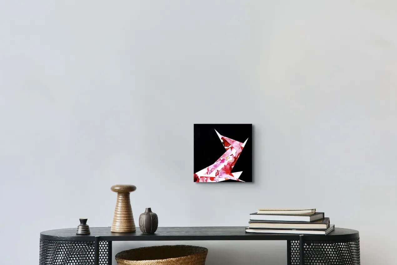 Abstract-Artwork-by-Sung-Lee-Origami-Two-Original-Painting-Desk