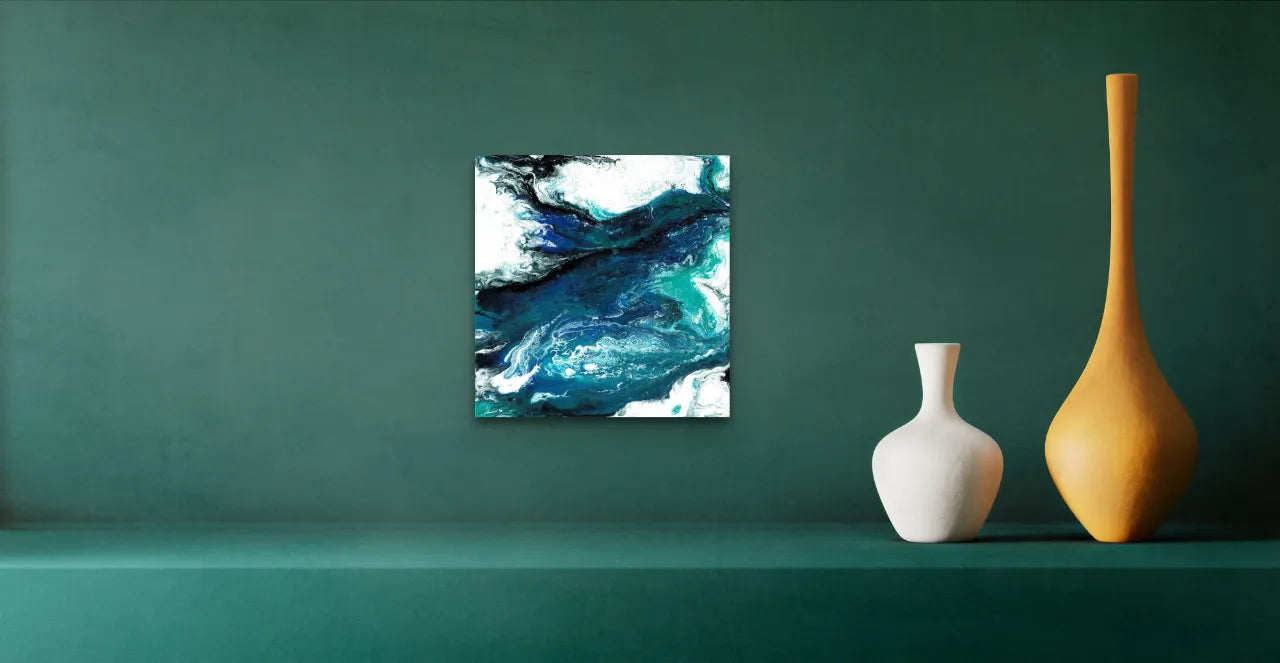 Abstract-artwork-by-sung-lee-Australia-original-acrylic-canvas-earth-four-pots