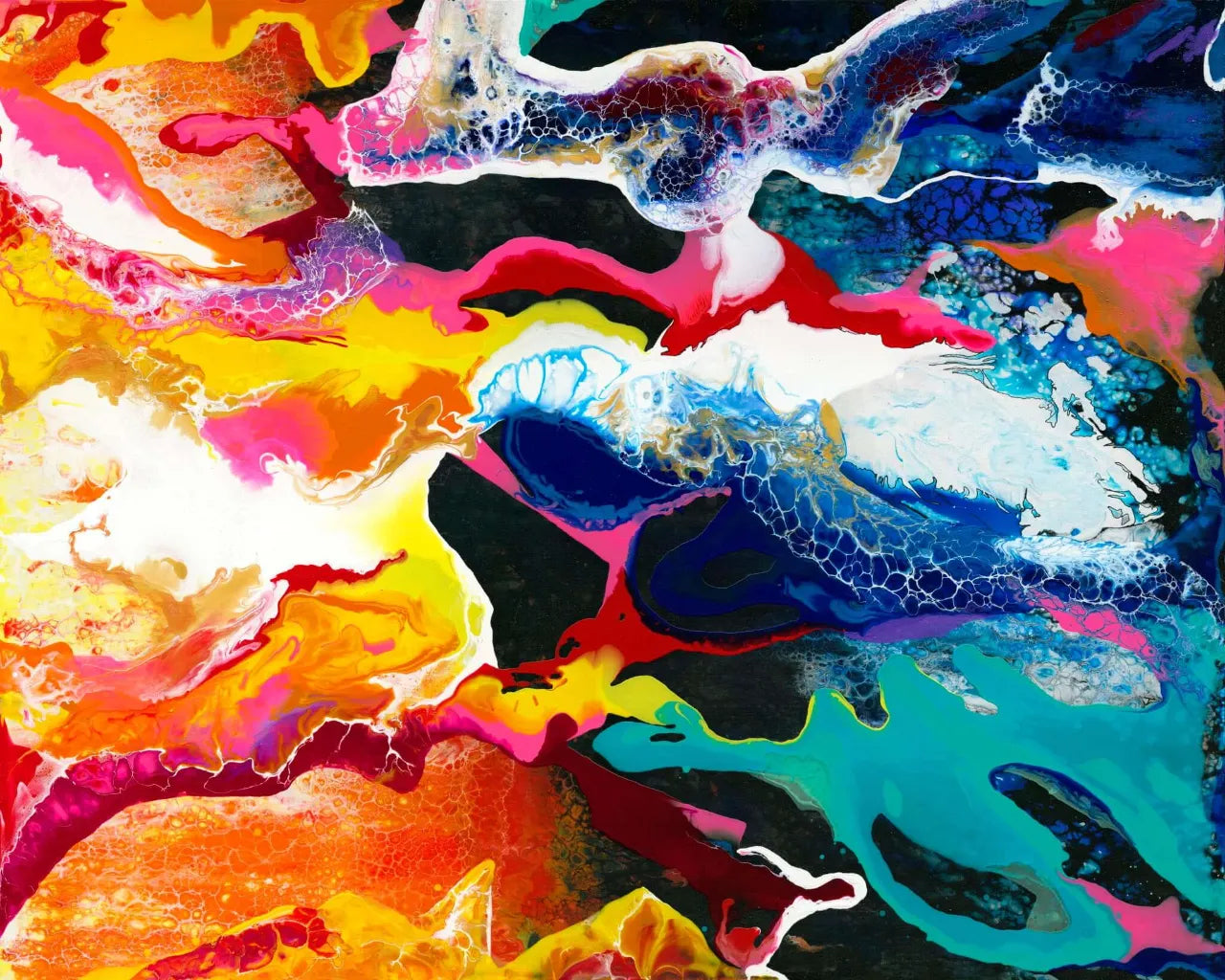 Original-Abstract-Artwork-by-Sung-Lee-Colours-of-Pain-Painting