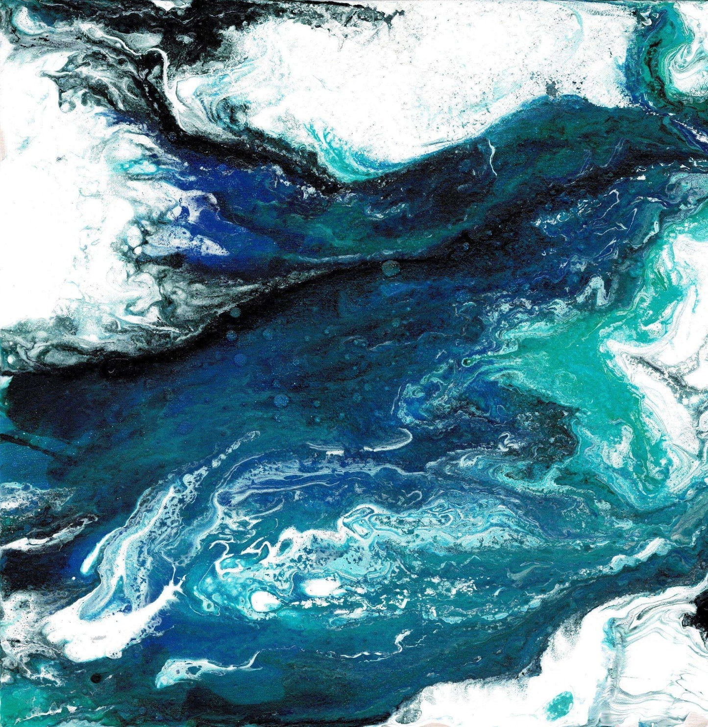 decor-abstract-art-australia - Nature Series Earth Four (Original abstract painting on timber)-Small Artwork -limited edition print
