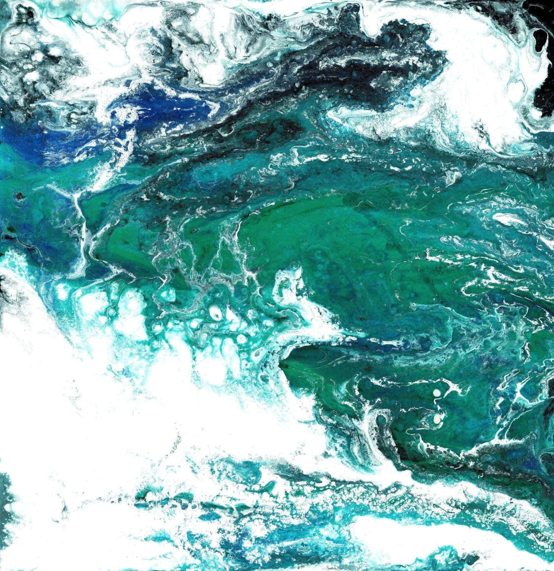 Nature Series - Earth Two (Original abstract painting on timber)