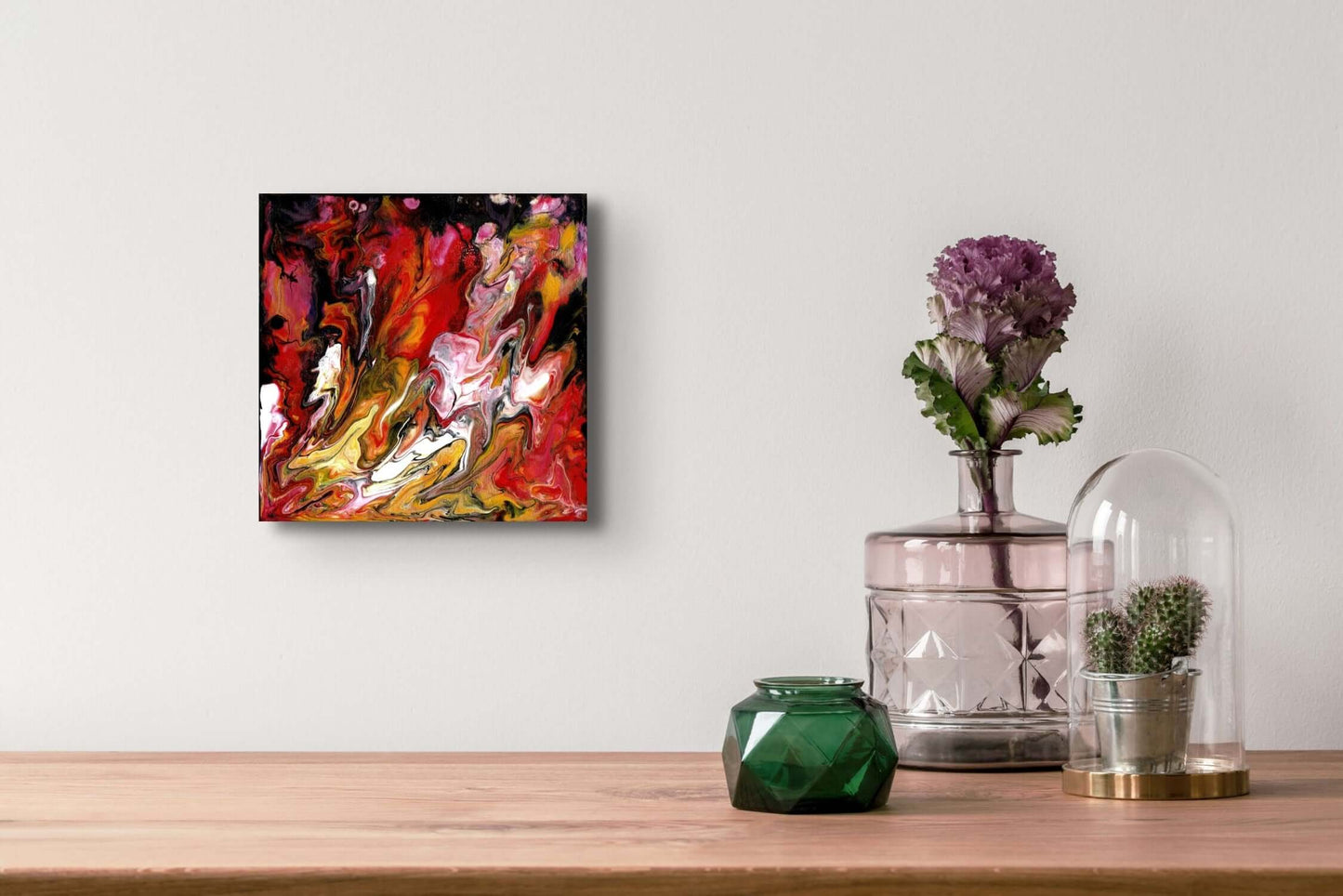 Abstract-artwork-by-sung-lee-Australia-original-acrylic-canvas-volcano-ornaments