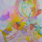 Original abstract painting Tranquility by Sung Lee colourful modern wall art 91×61 cm