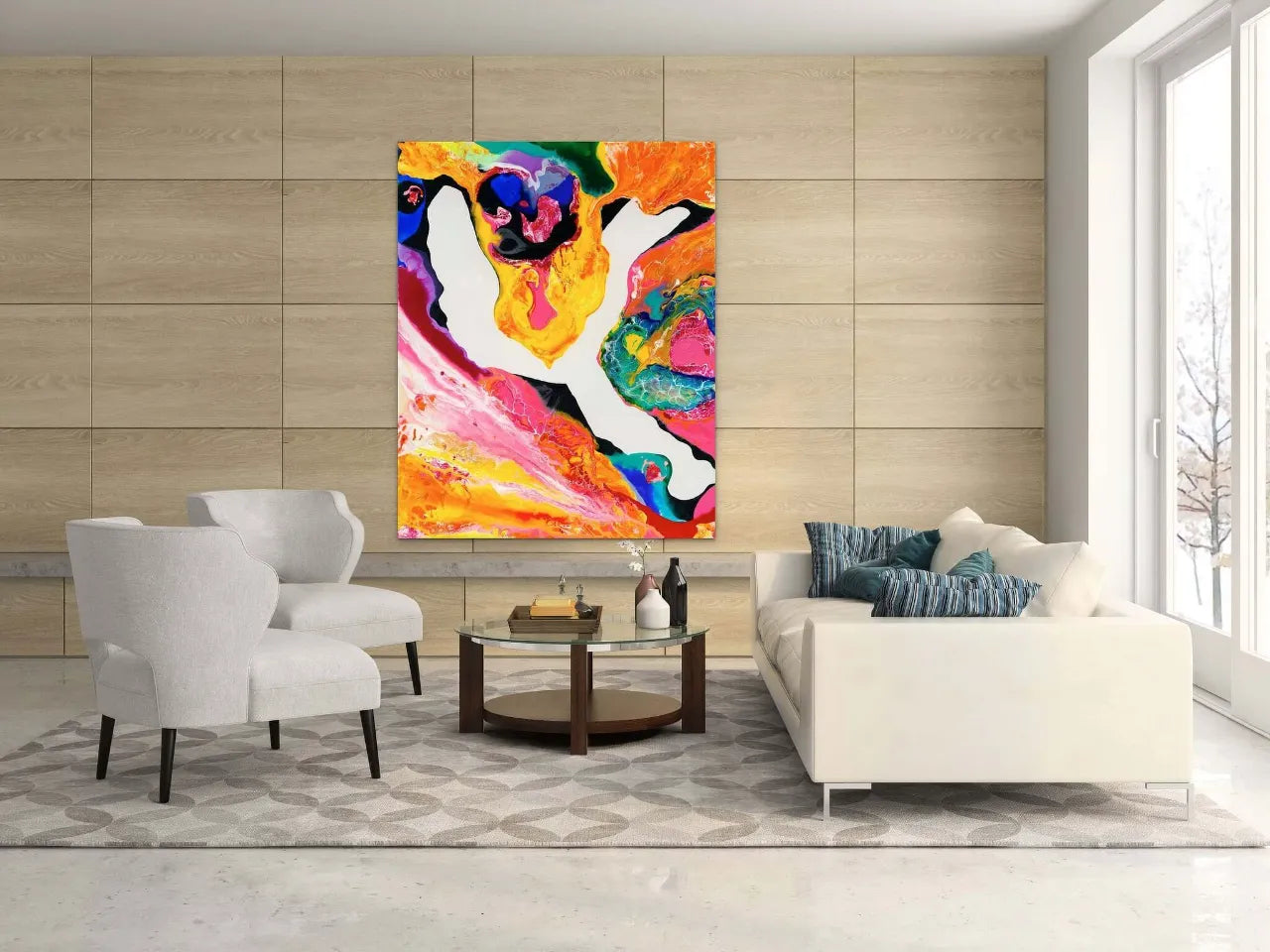 Abstract-Artwork-by-Sung-Lee-Movement-Series-Why-Canvas-Limited-Edition-Print-Australia