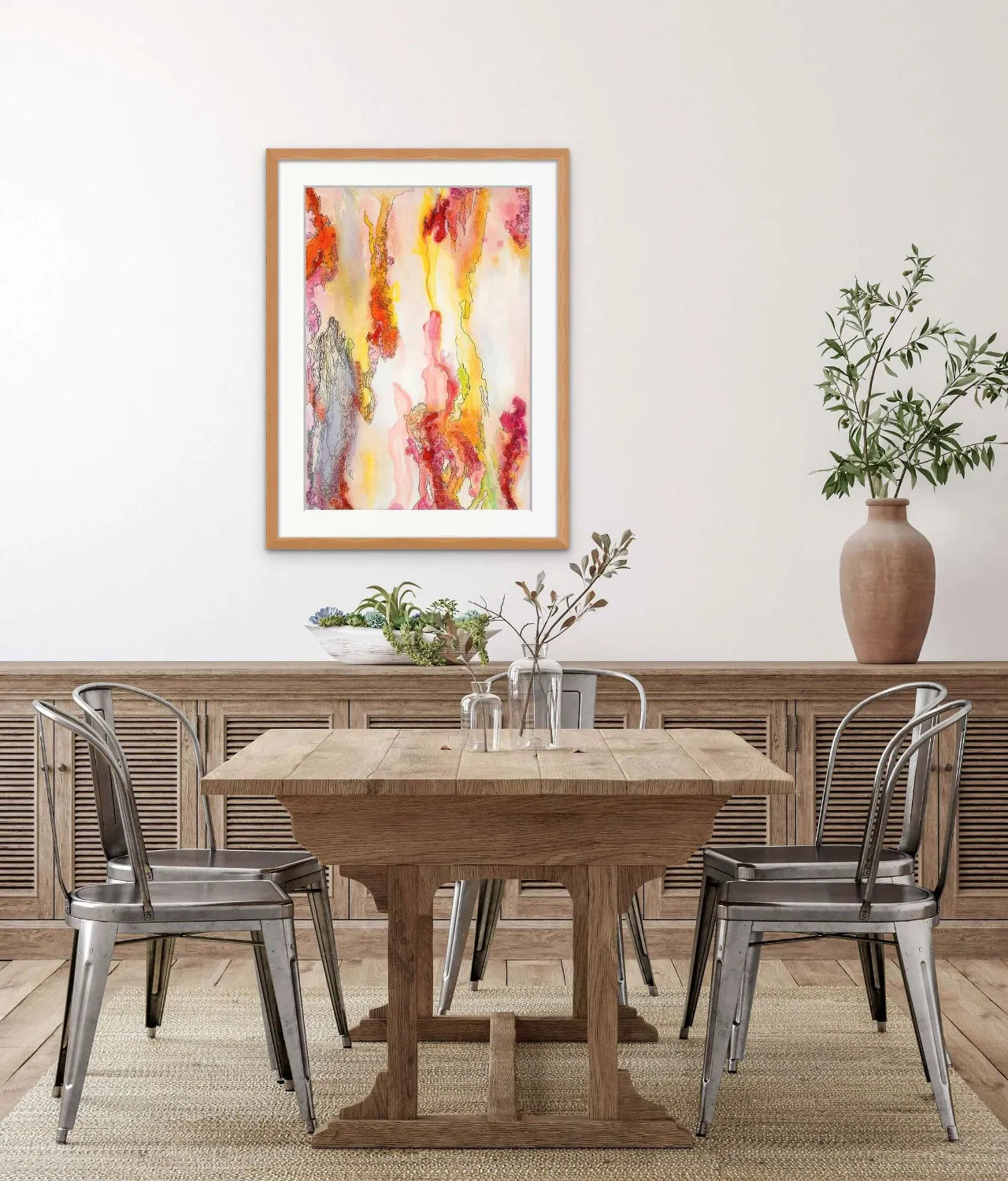 Abstract-Artwork-by-Sung-Lee-Nature-Series-Gum-tree--Dining-Room-Giclee-Limited-Edition-Print-Australia