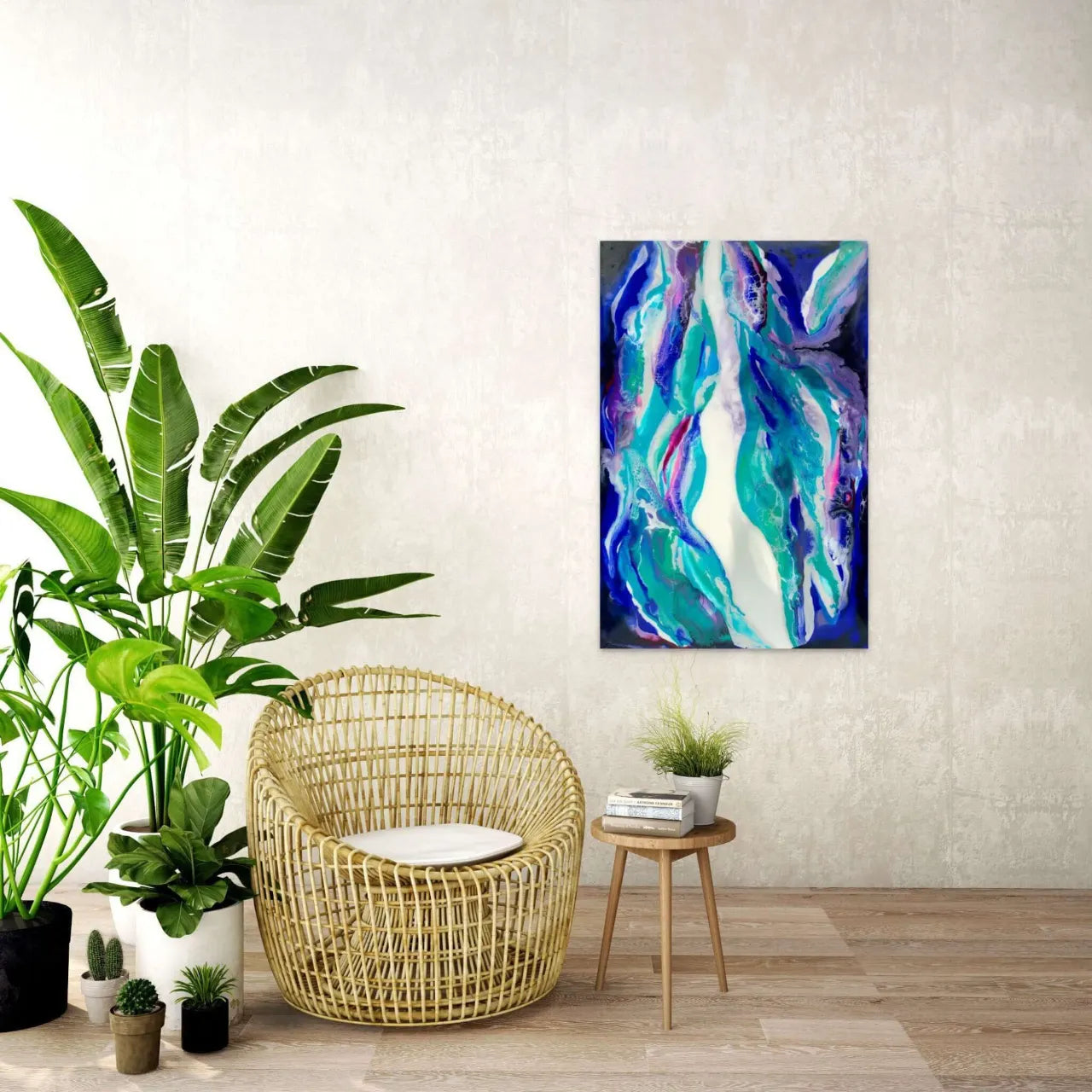 Abstract-Artwork-by-Sung-Lee-ature-Series-Stream-Chromaluxe-Limited-Edition-Print-Australia