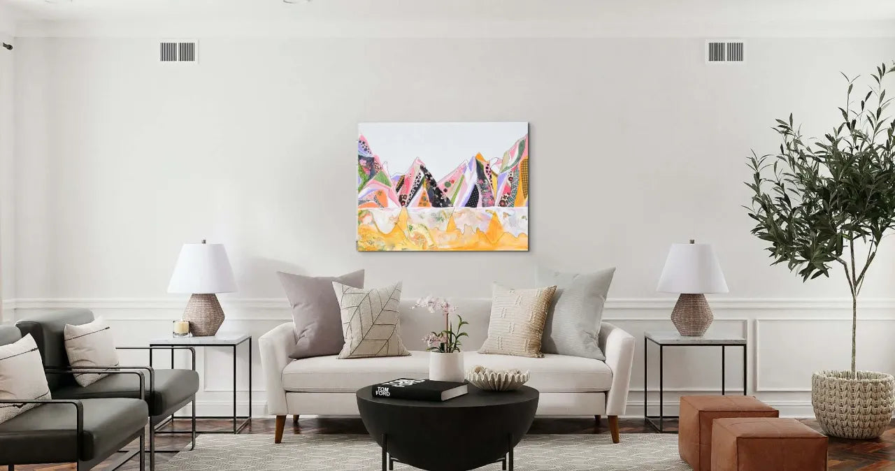 Abstract-Painting-by-Sung-Lee-Nature-Series-New-Zealand-Milford-Sound-Artwork-Canvas-Limited-Edition-Print-Australia-Long-White-Lounge