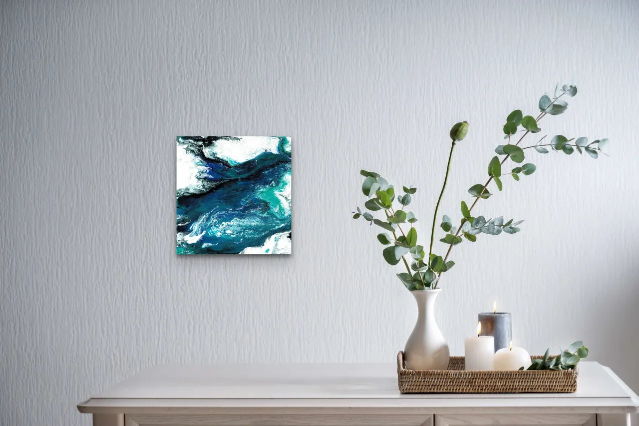 Abstract-artwork-by-sung-lee-Australia-original-acrylic-canvas-earth-four-plant
