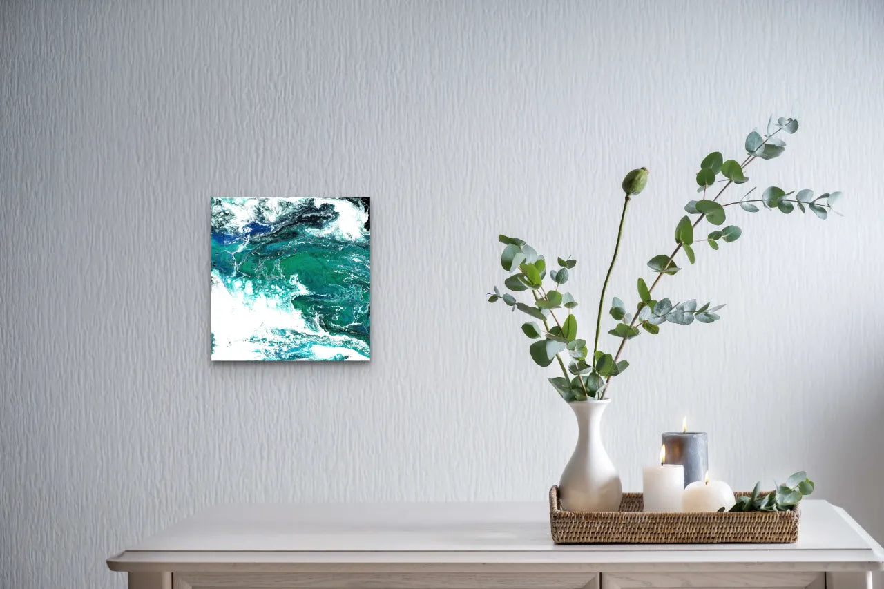 Abstract-artwork-by-sung-lee-Australia-original-acrylic-canvas-earth-two-plant